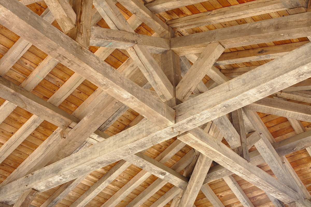 Charpente traditionnelle en bois